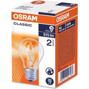 Osram Halolux Eco Enerji Tasarruflu Klasik A 57w E27 Halojen Lamba - 1