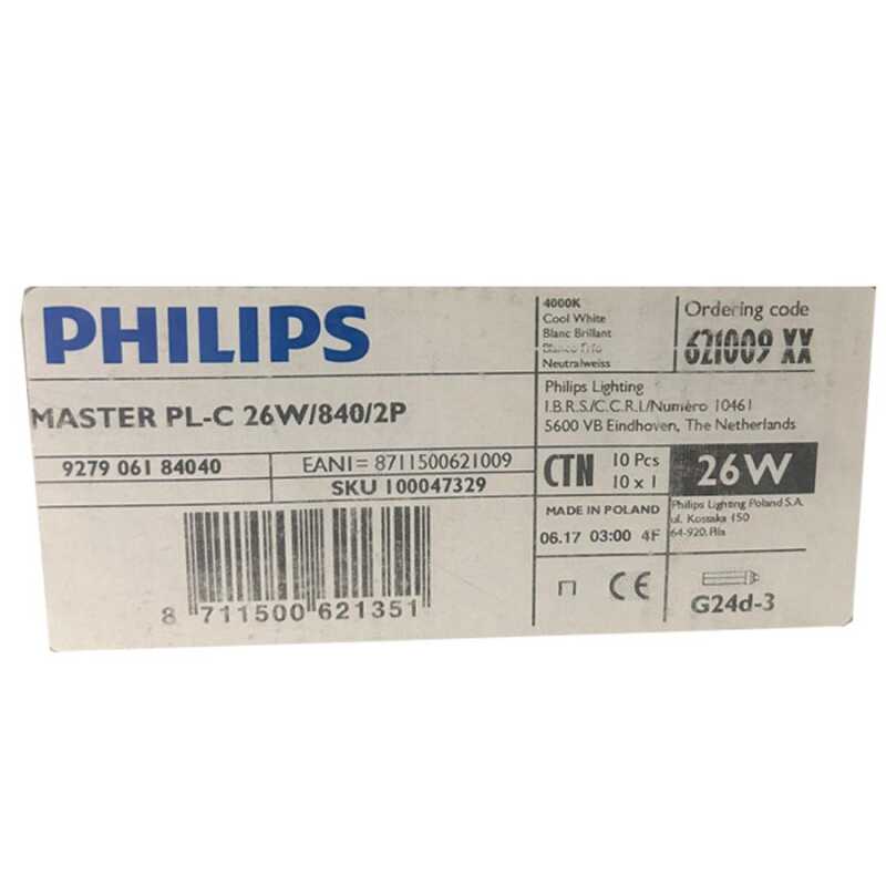 Philips Master 26W 840 2P PLC Ampul - 621009 - 2