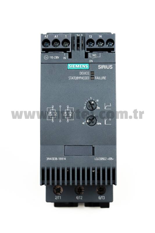 Siemens 37kW Sirius Yumuşak Yol Verici (Soft Starter) 3RW3038-1BB14 - 2