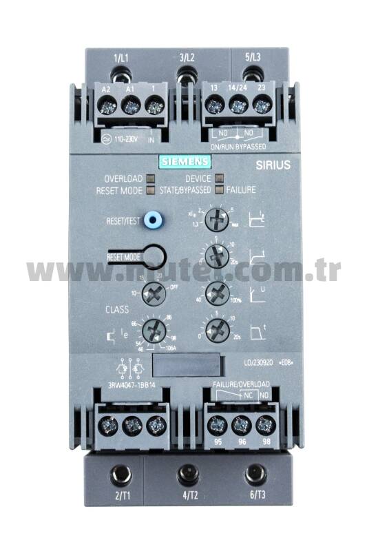 Siemens 55kW Sirius Yumuşak Yol Verici (Soft Starter) 3RW4047-1BB14 - 2